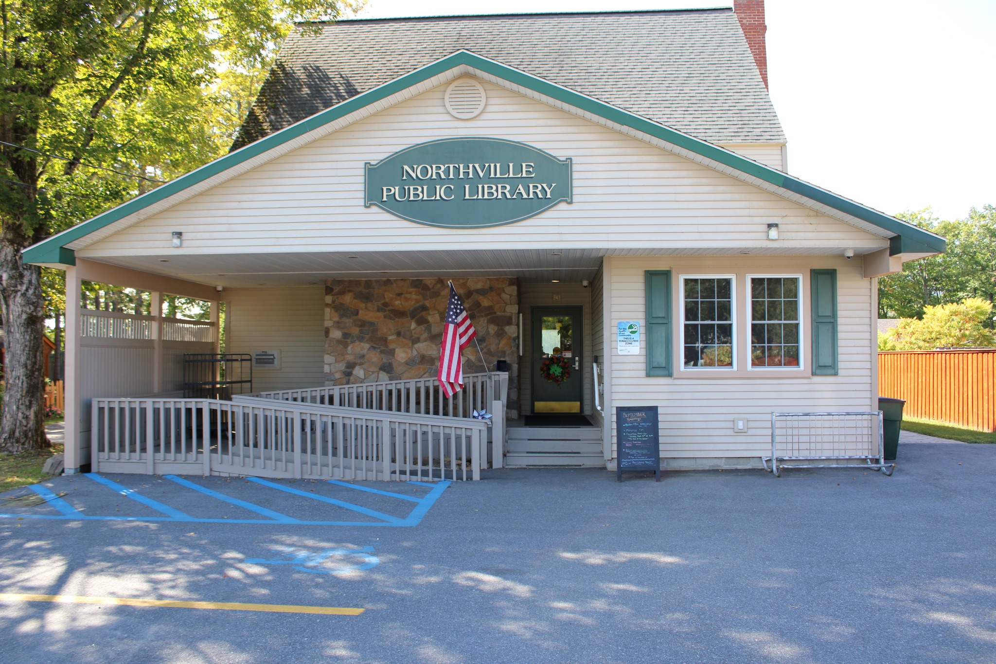 NOR 2025 Front Northville Public Library front view.